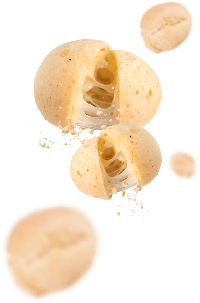 Pan de yuca recién horneado